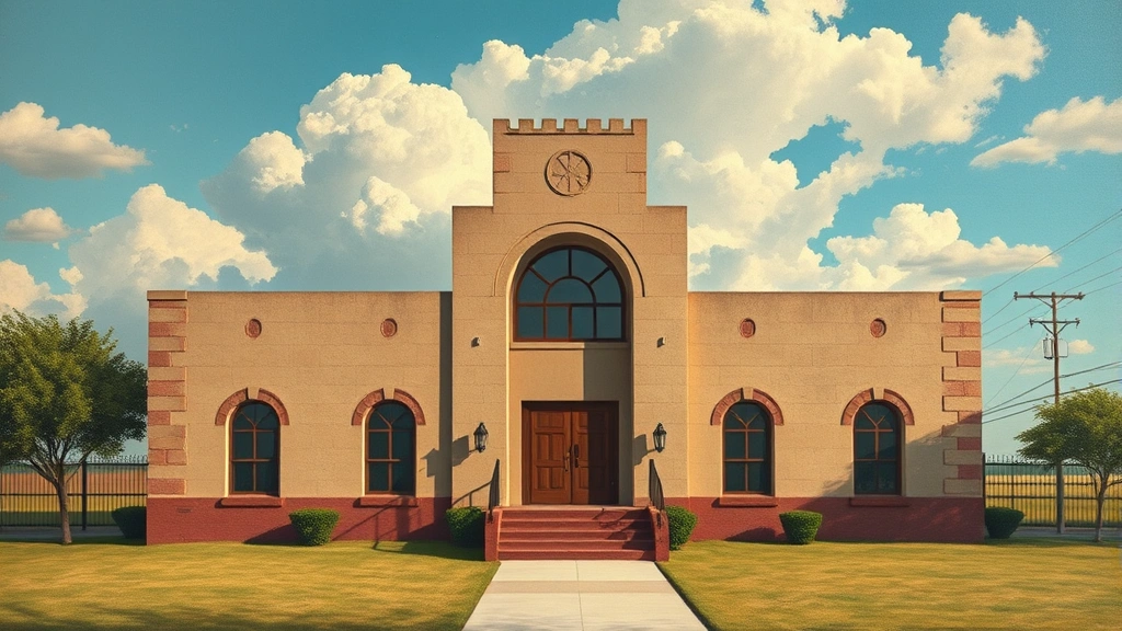 Painting in Rockwall, TX showcasing vibrant colors and intricate details of the landscape.