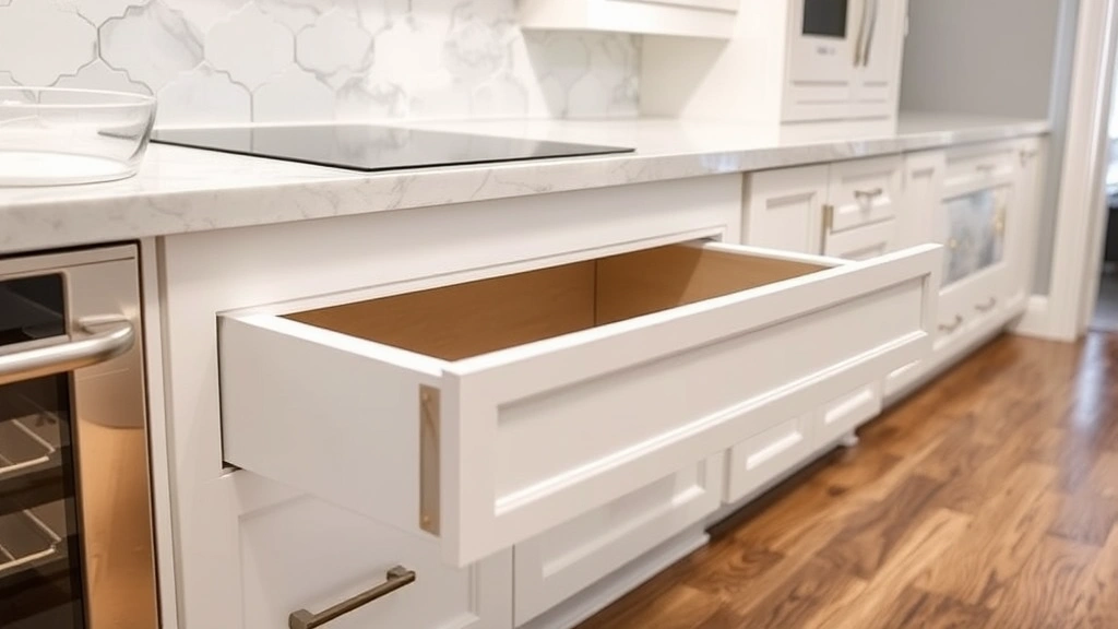Soft Close Drawer Slide Installation projects in Garland TX showcasing tools and materials in action