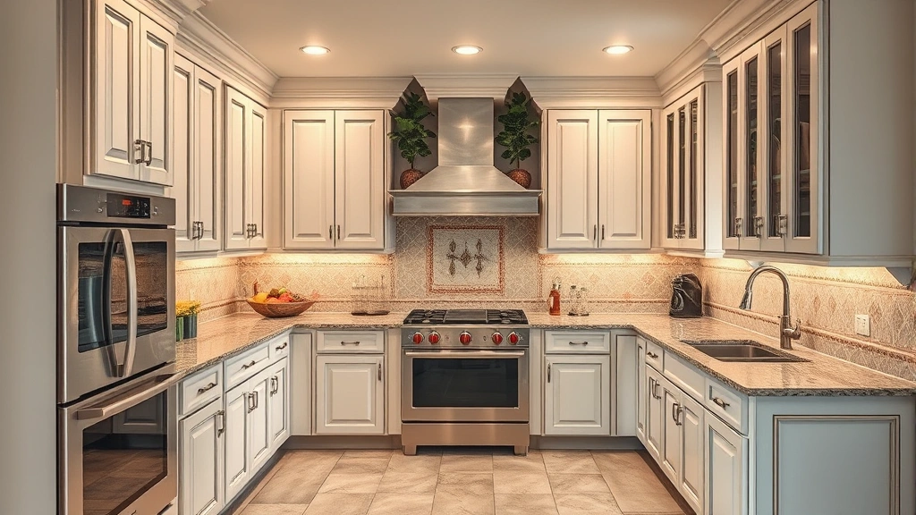 Kitchen Cabinet Painting projects in Garland TX showcasing vibrant colors and modern designs.