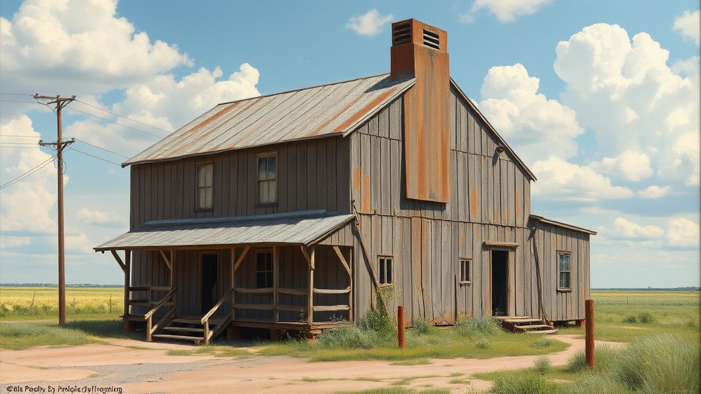 Painting in Melissa, TX showcasing vibrant colors and intricate details of a serene landscape.