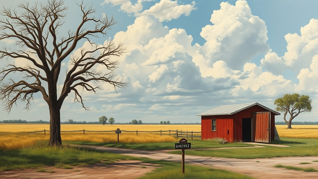 Painting in Anna, TX showcasing vibrant colors and an artistic landscape.