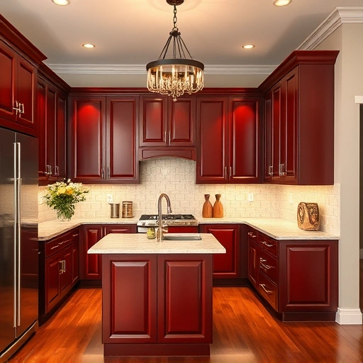 Beautifully transformed kitchen in Caddo Mills TX with elegant painted cabinets and polished quartz countertops.