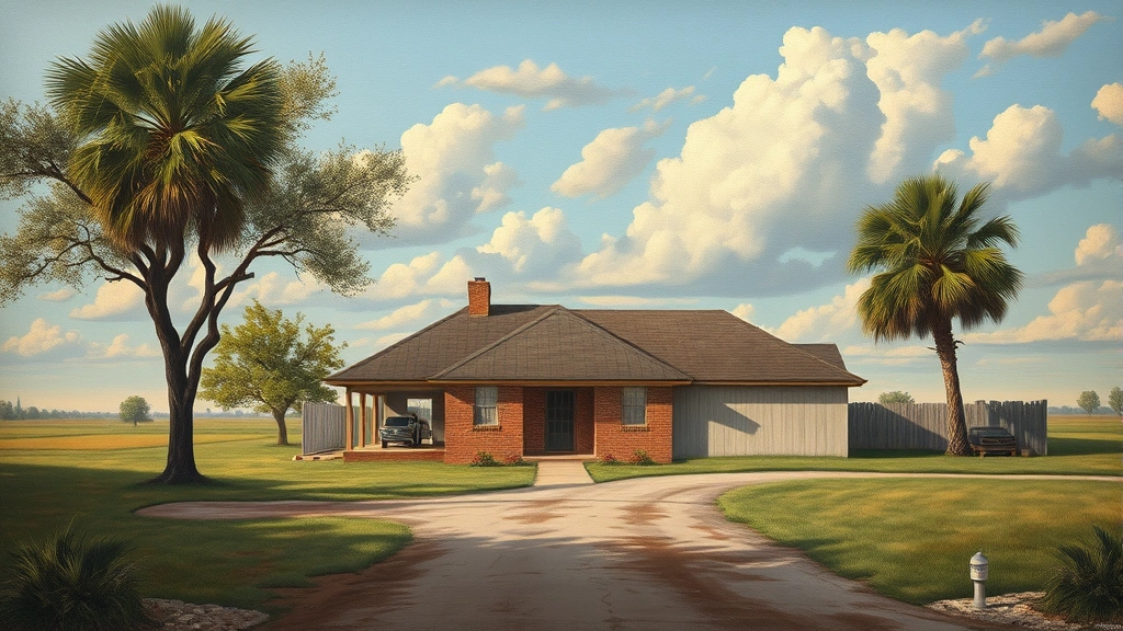Painting in Seagoville, TX featuring vibrant colors and abstract shapes.