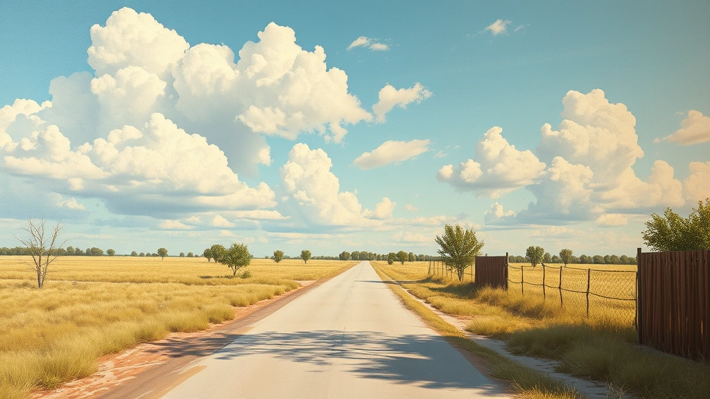Painting in Balch Springs, TX showcasing vibrant colors and dynamic brushstrokes.