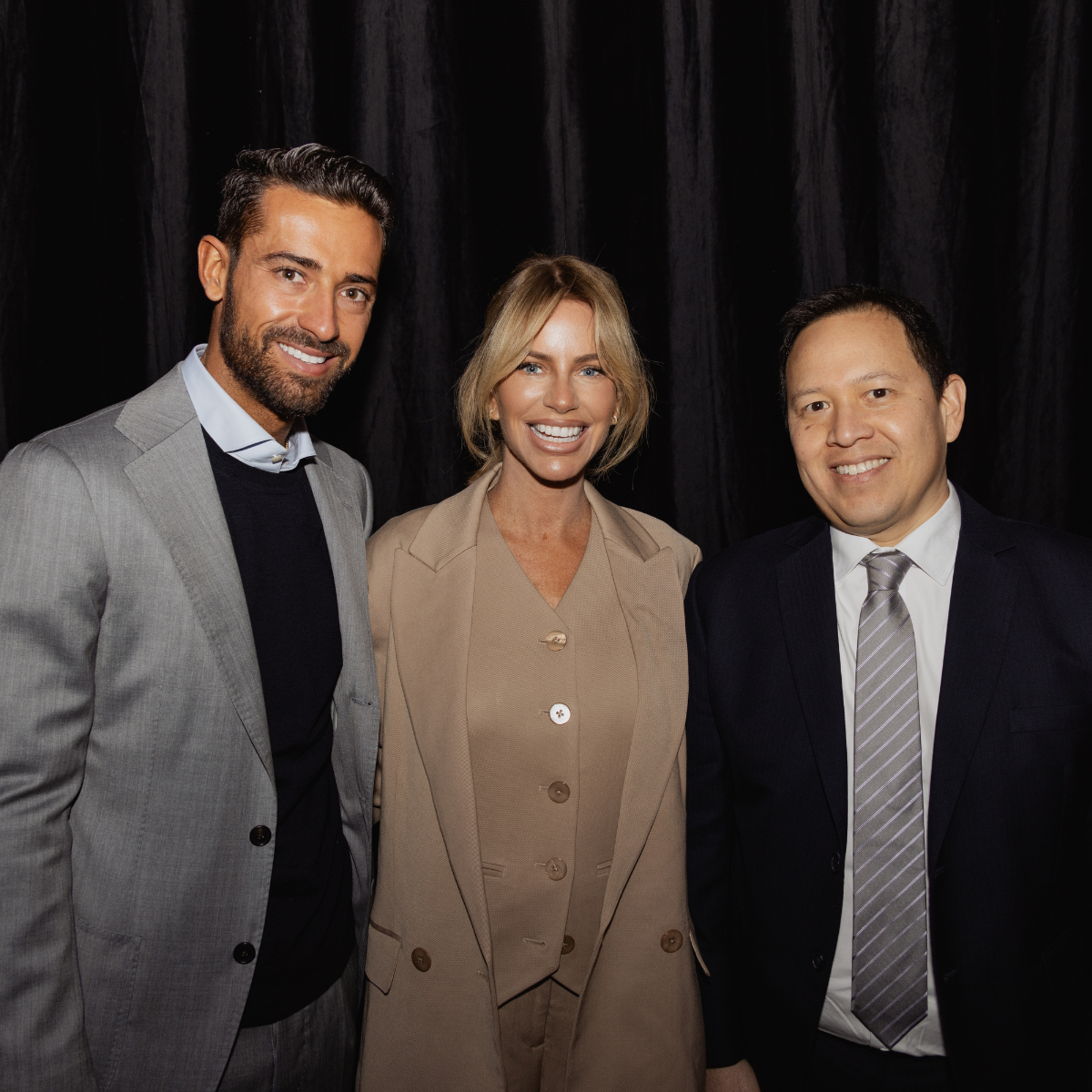 Caroline & Sergio with Sean Campbell