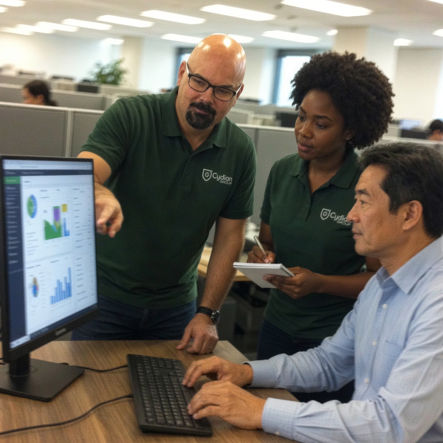Cydian Group presenting to local business owners