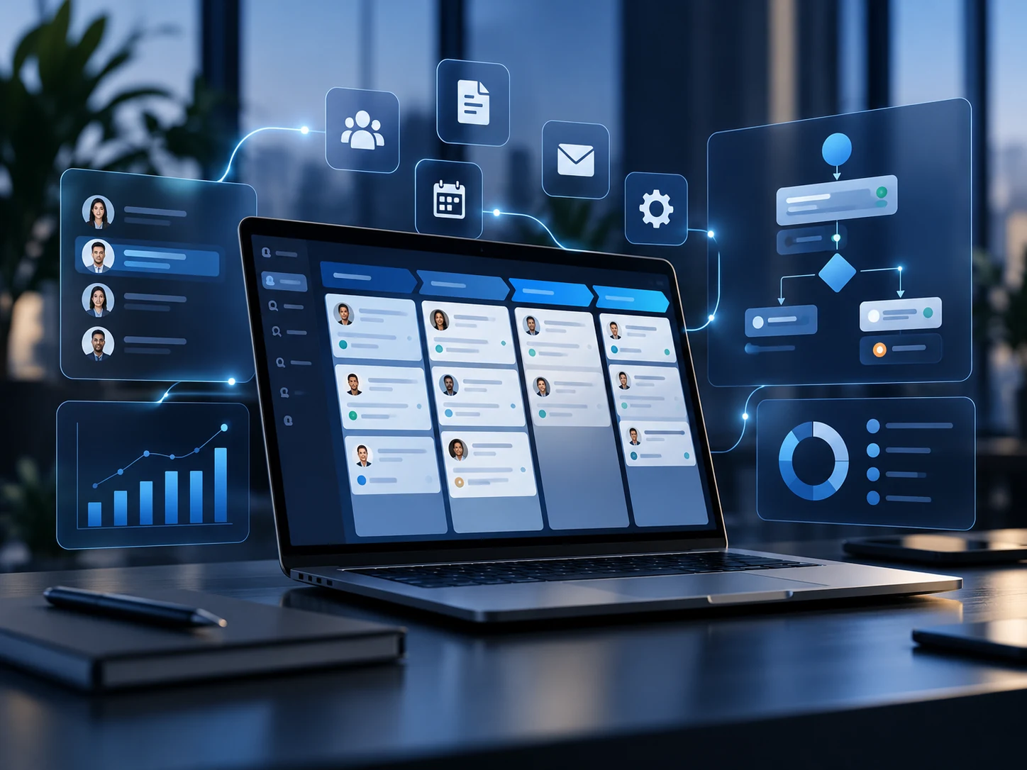 Business Systems & CRM — service illustration