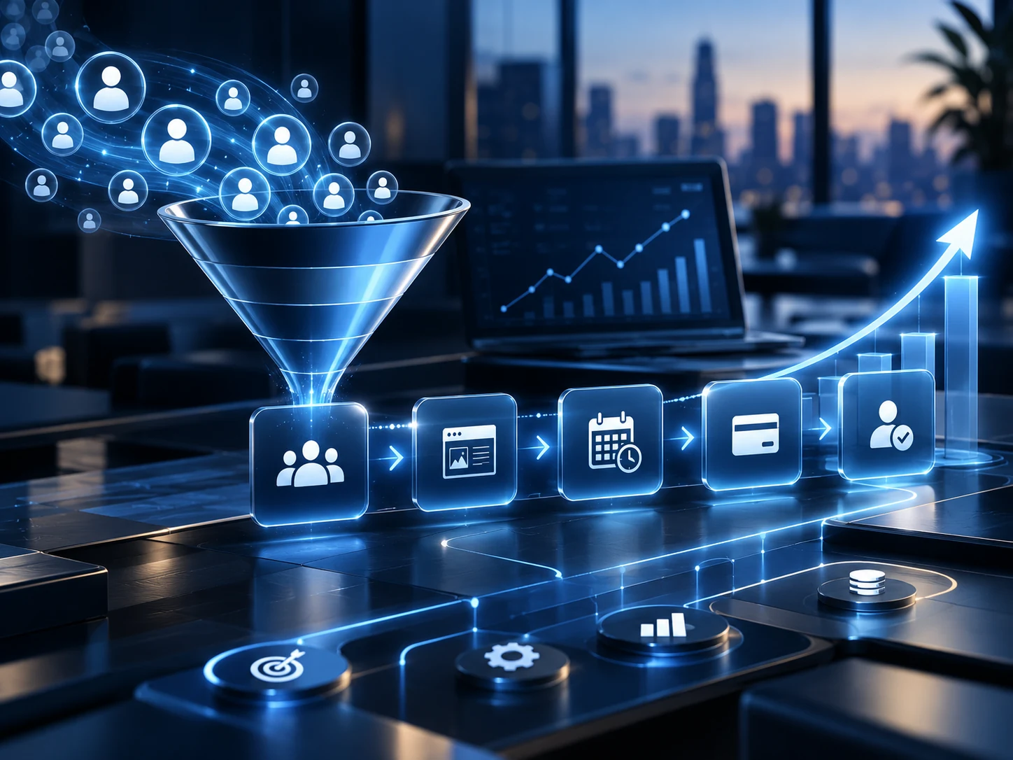 Growth Systems & Funnels — service illustration