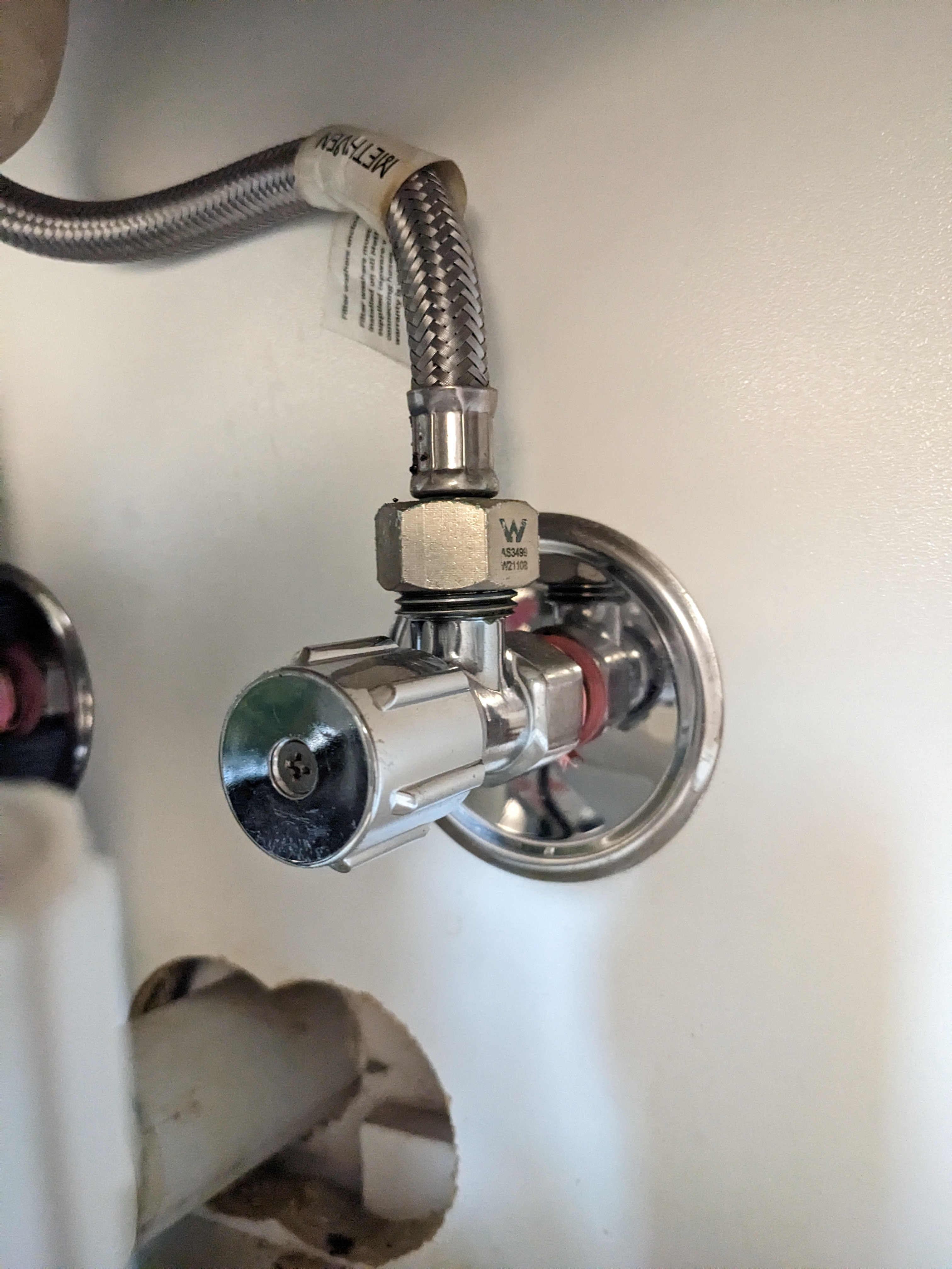 Image of isolation Tap under sink Image of isolation Tap under sink