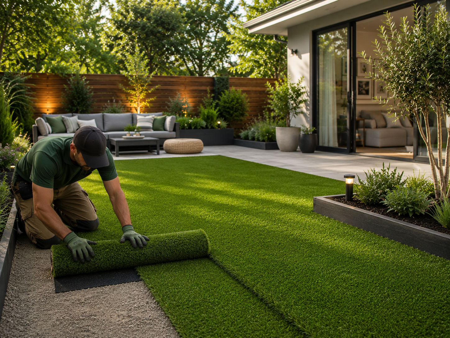 Artificial Grass Installation in Clayfield