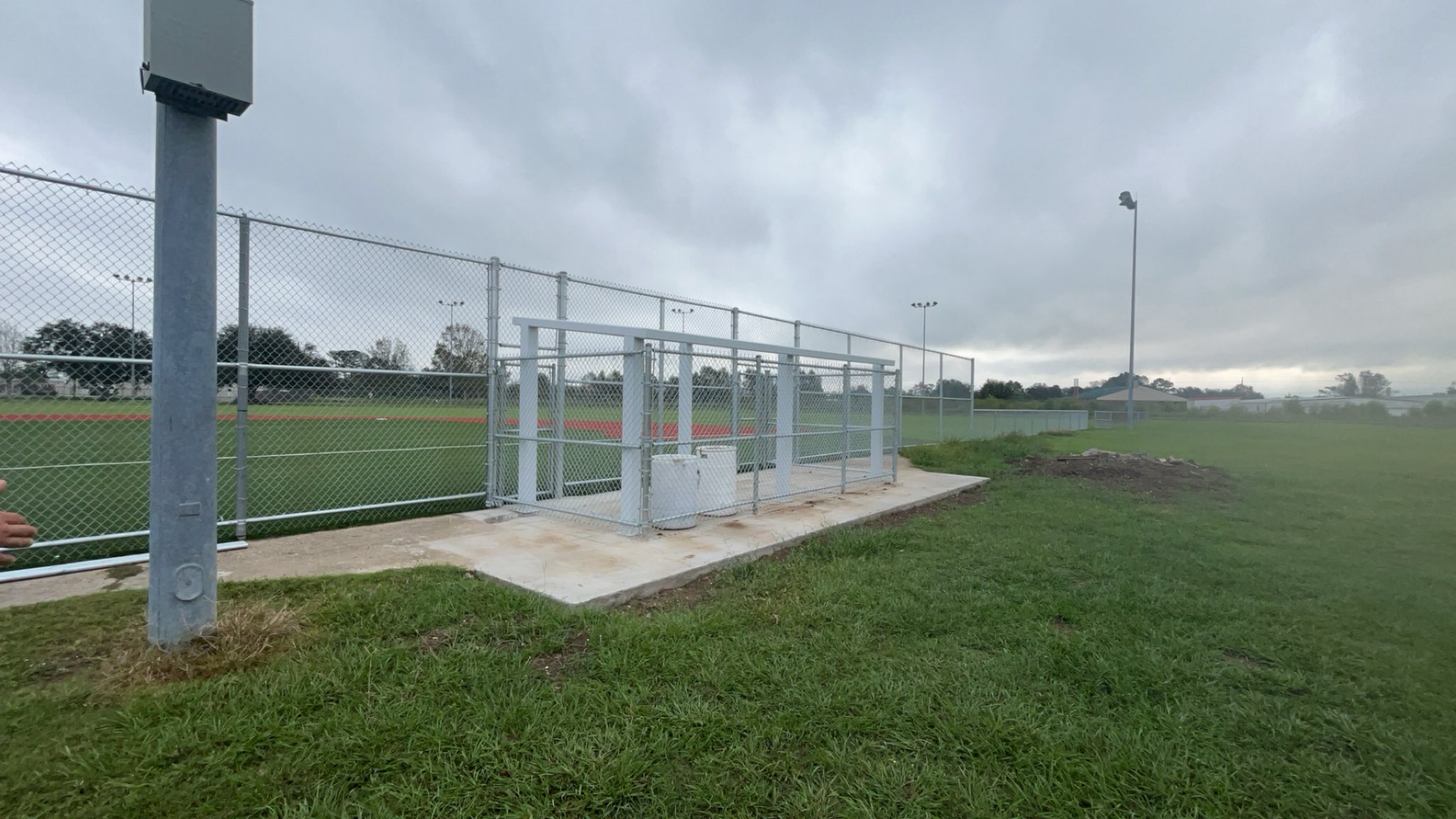 Chain-link at sports field