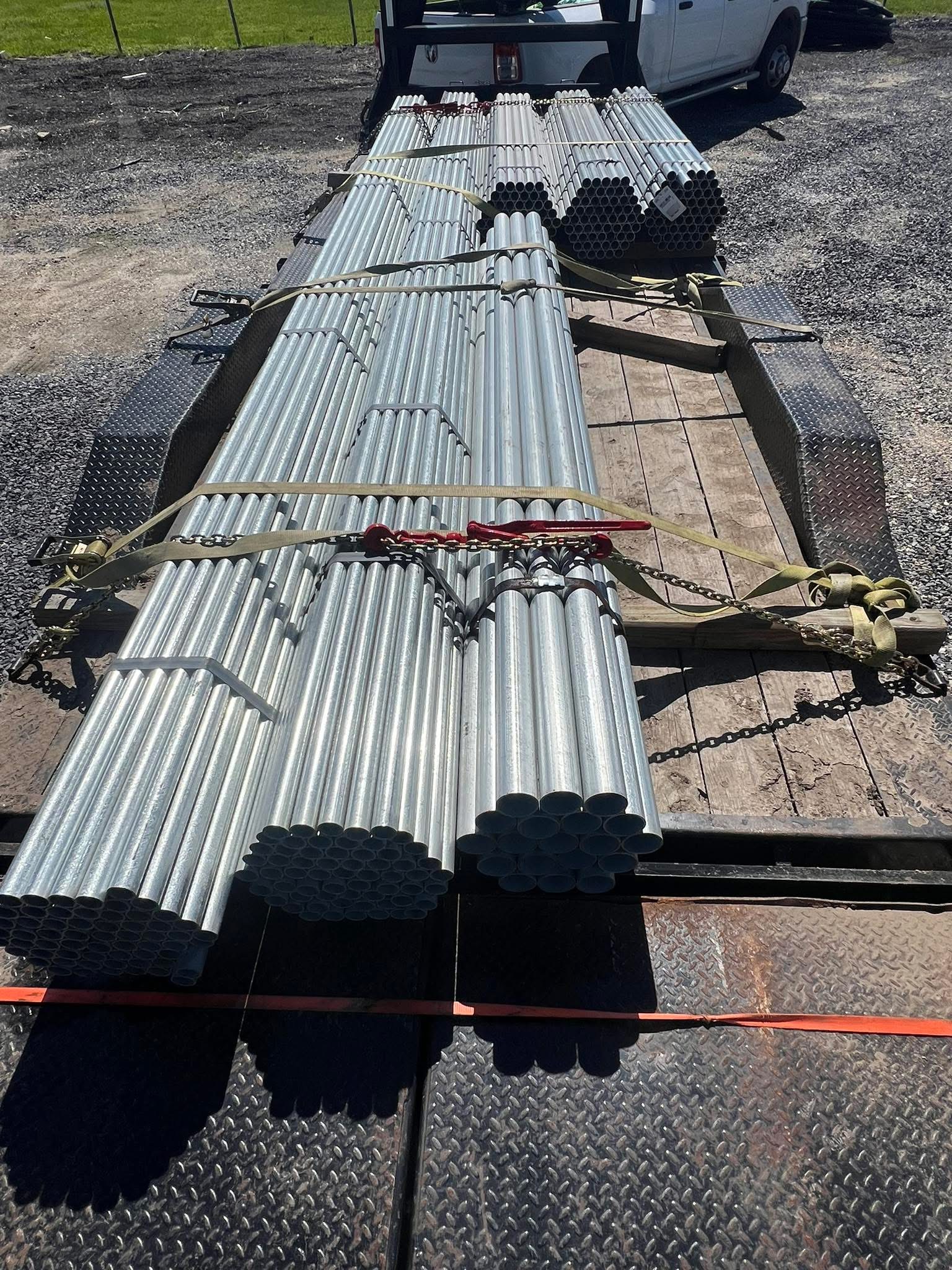 Fence materials ready for pickup