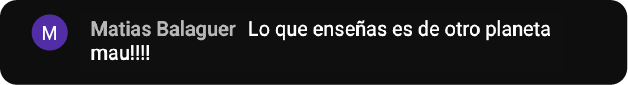 Testimonio de mensaje real