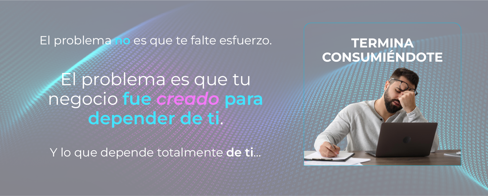 El problema no es que te falte esfuerzo