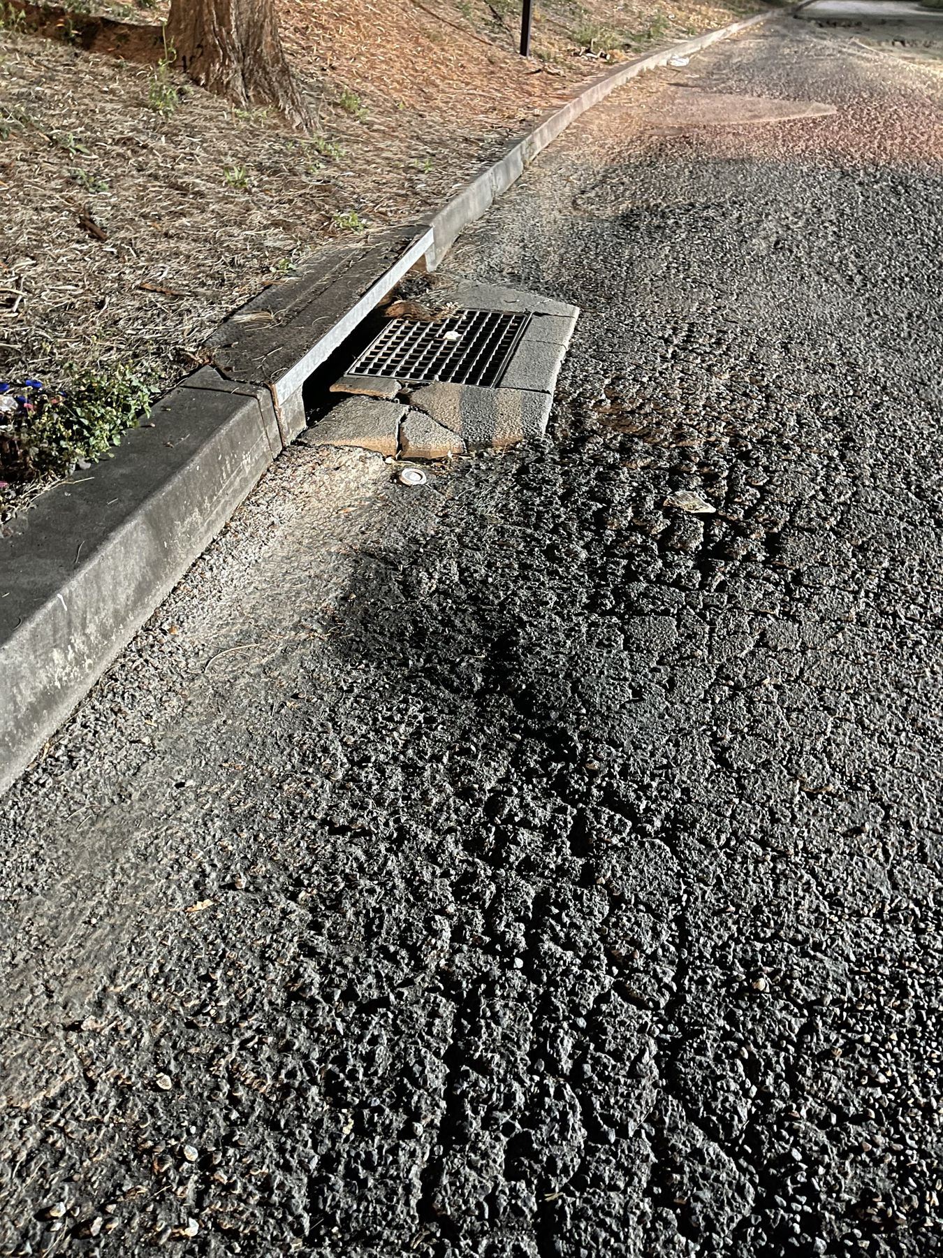 Summer storms and heavy rain asphalt damage Gold Coast