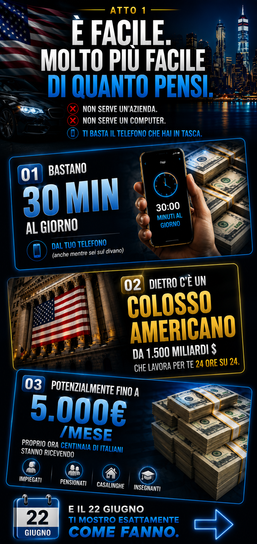 Atto 1: è facile, molto più facile di quanto pensi