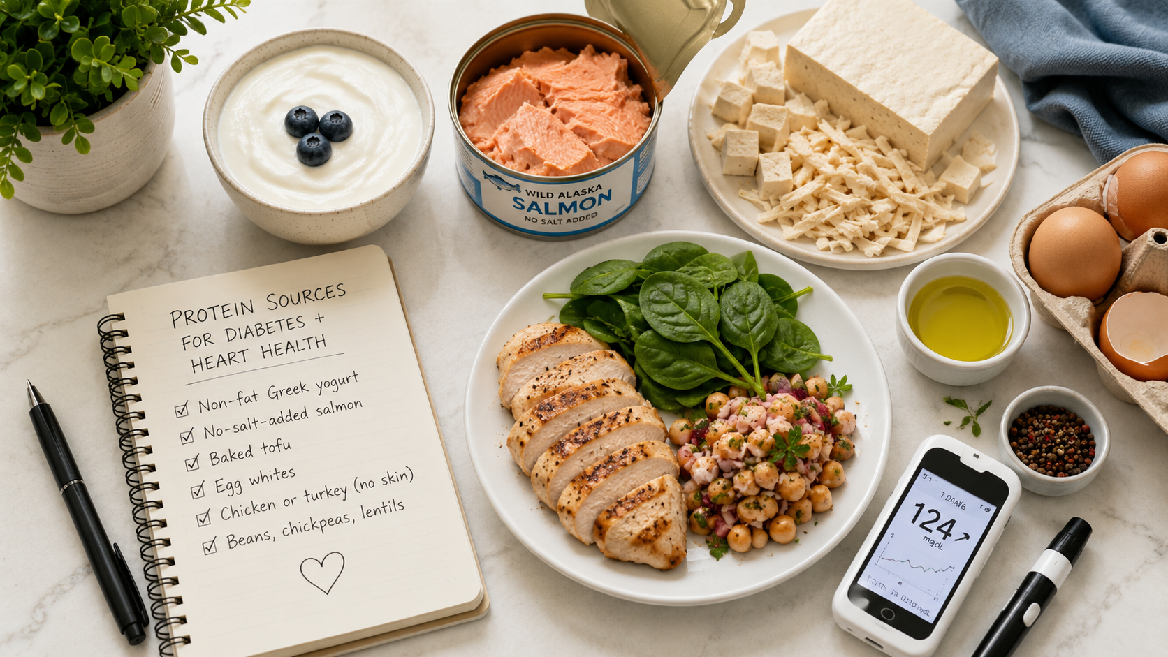 Getting Enough Protein With Diabetes Without Wrecking Your Heart Health