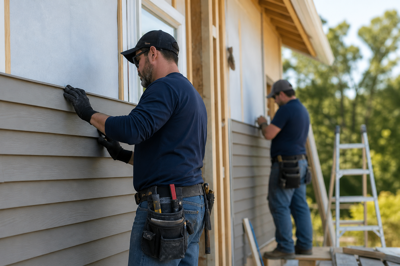 American Remodel siding crew