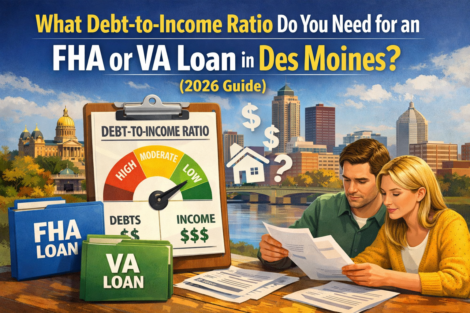 FHA & VA DTI Requirements in Des Moines | Team Chedester
