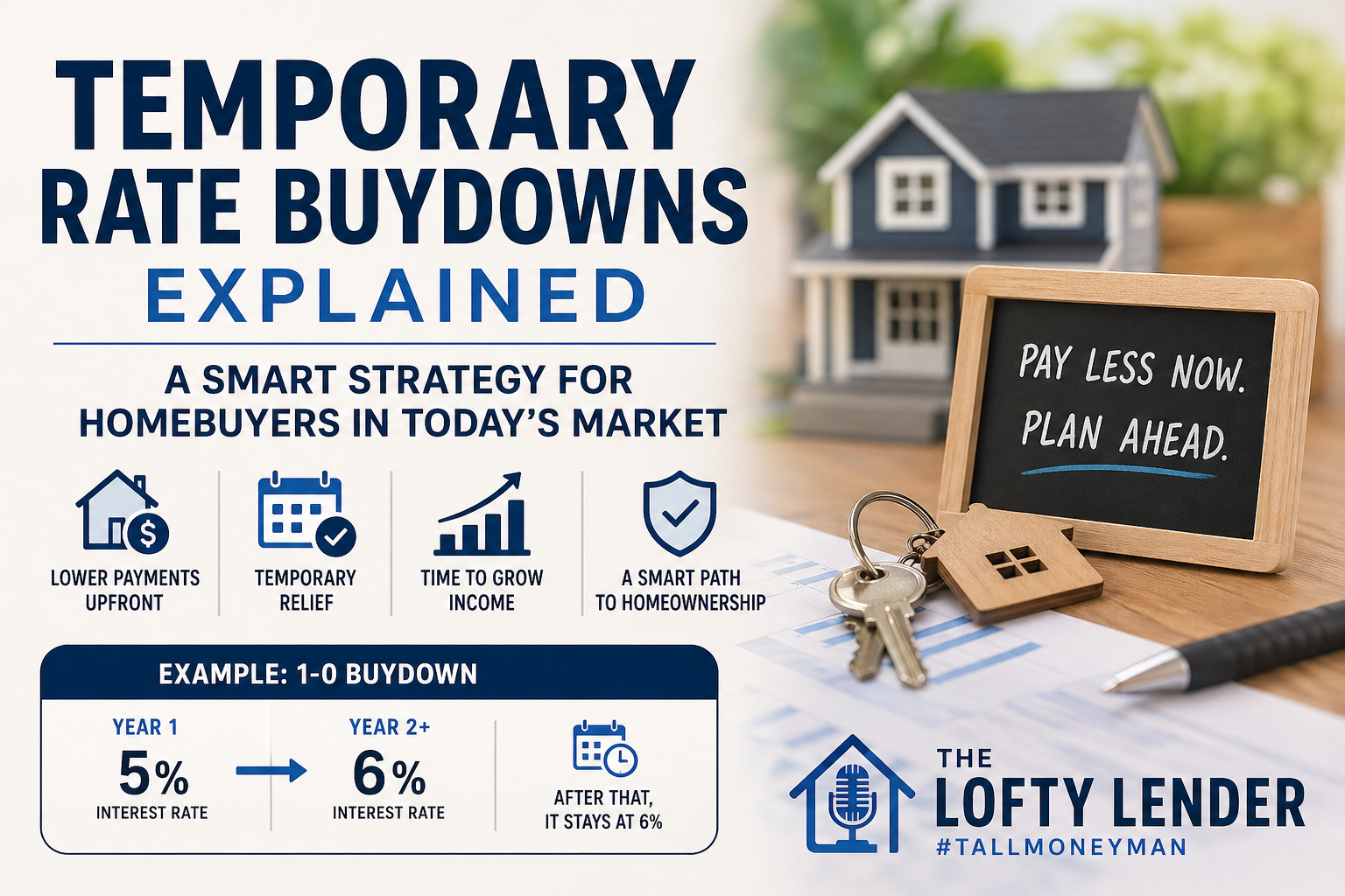 Temporary Rate Buydowns Explained | The Lofty Lender