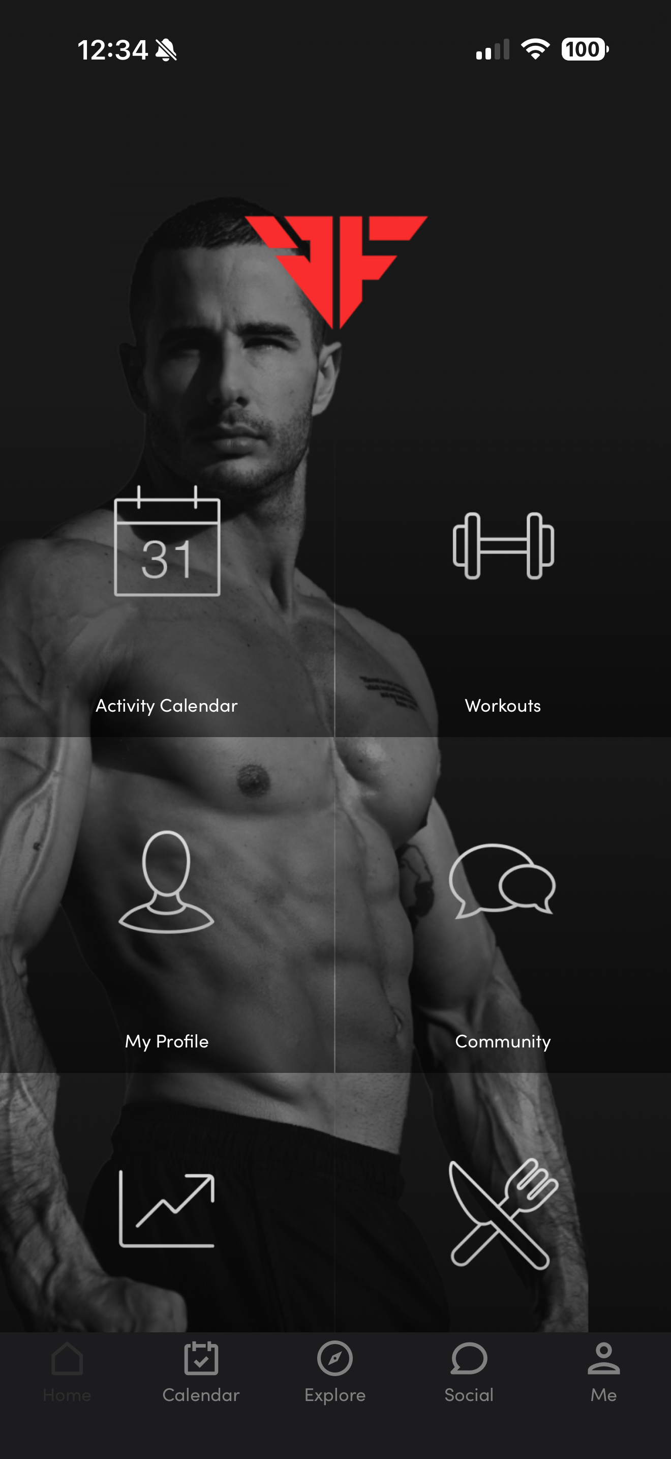 Pantalla entrenamiento