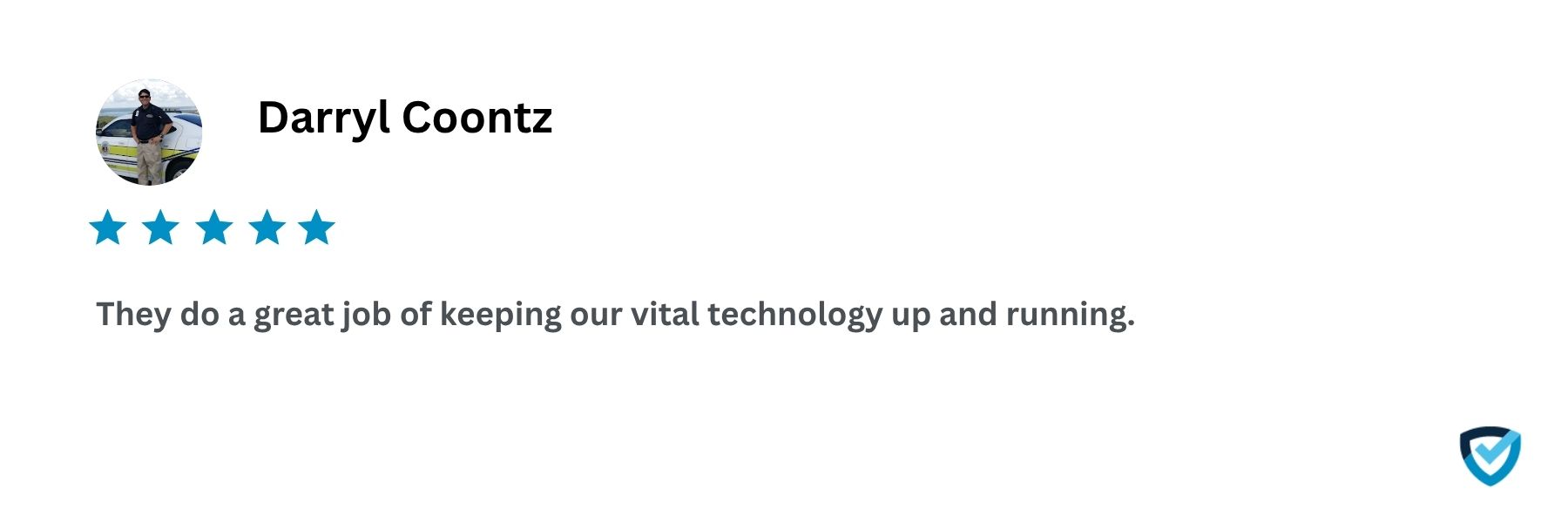 VanderNet client testimonial — proactive IT management review from Midwest business
