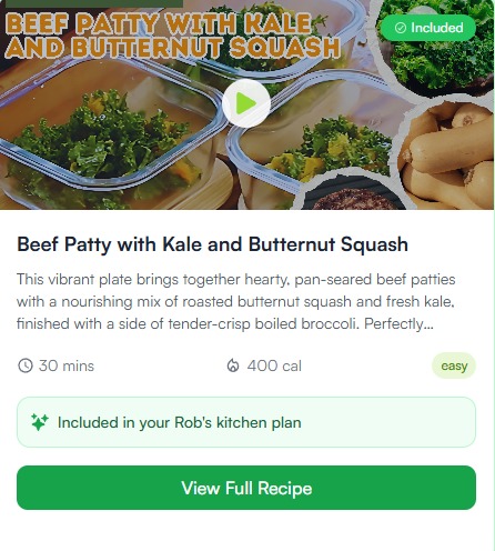 Fresh healthy recipe bowl
