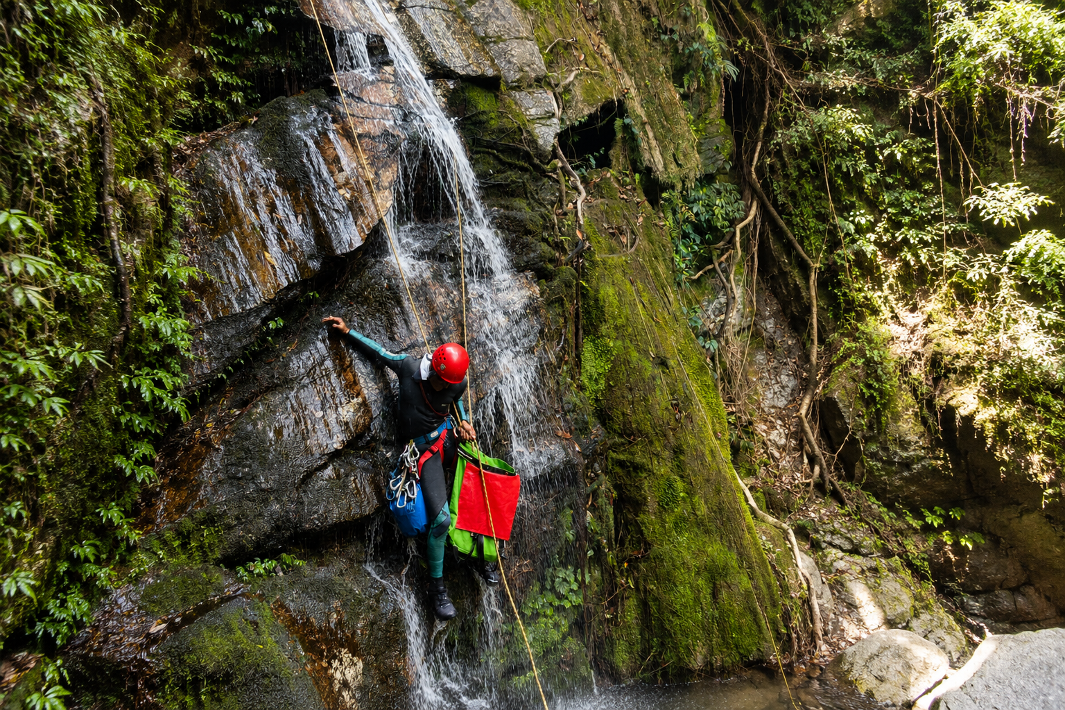 Waterfall Canyoning