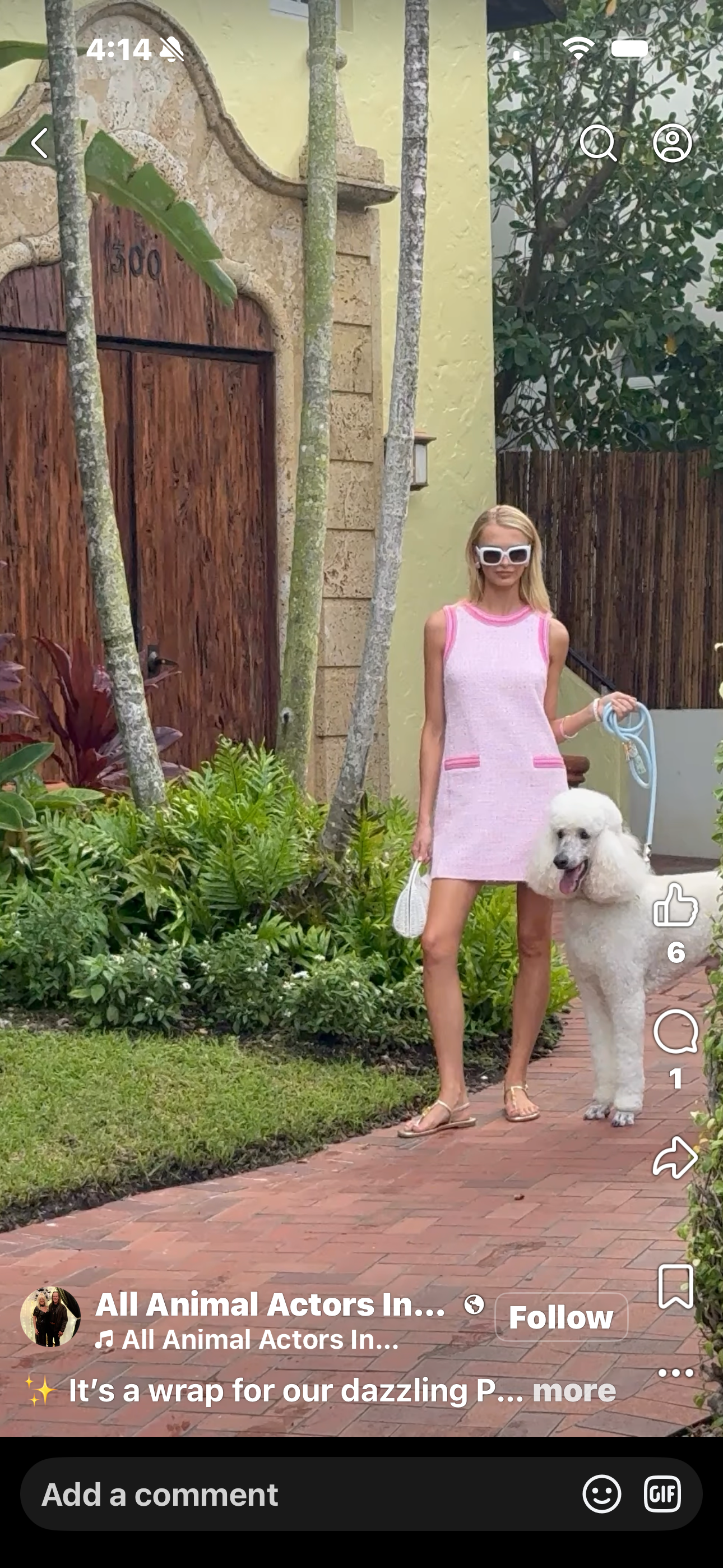 Sinatra modeling for a Miami fashion company