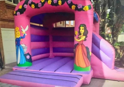 Pink Princess Bouncy Castle Hire