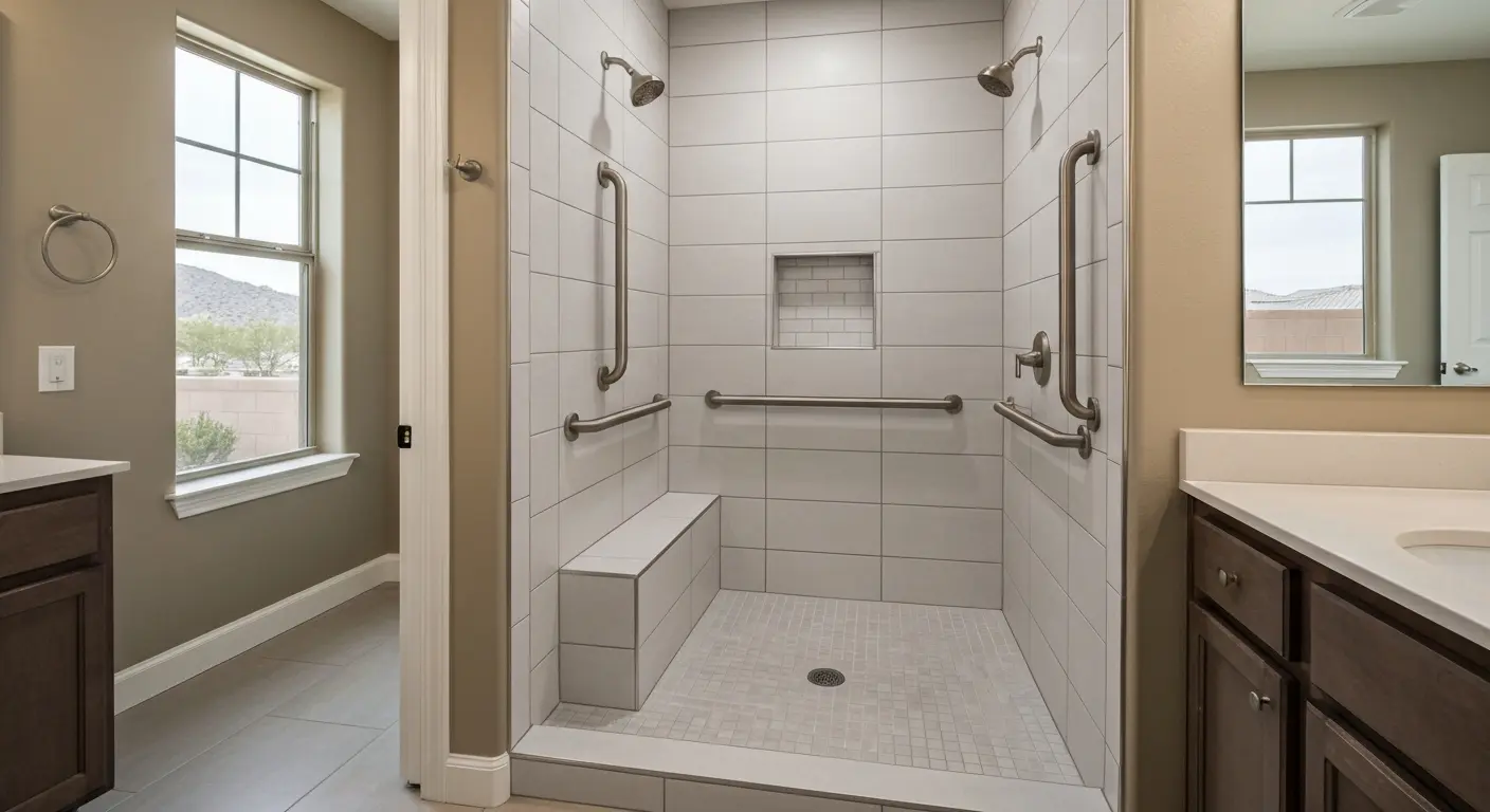 Accessible shower design