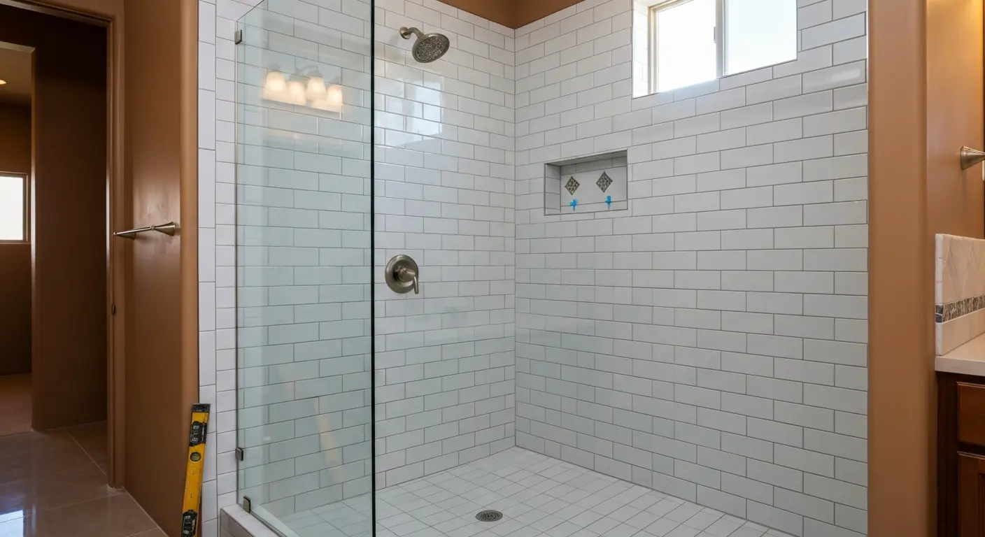 Tub to shower conversion