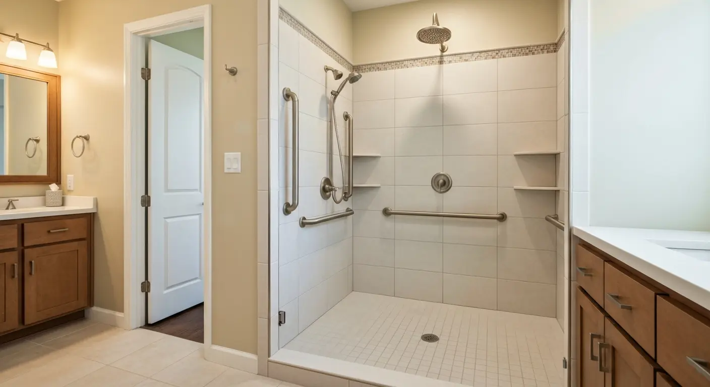 Accessible shower renovation