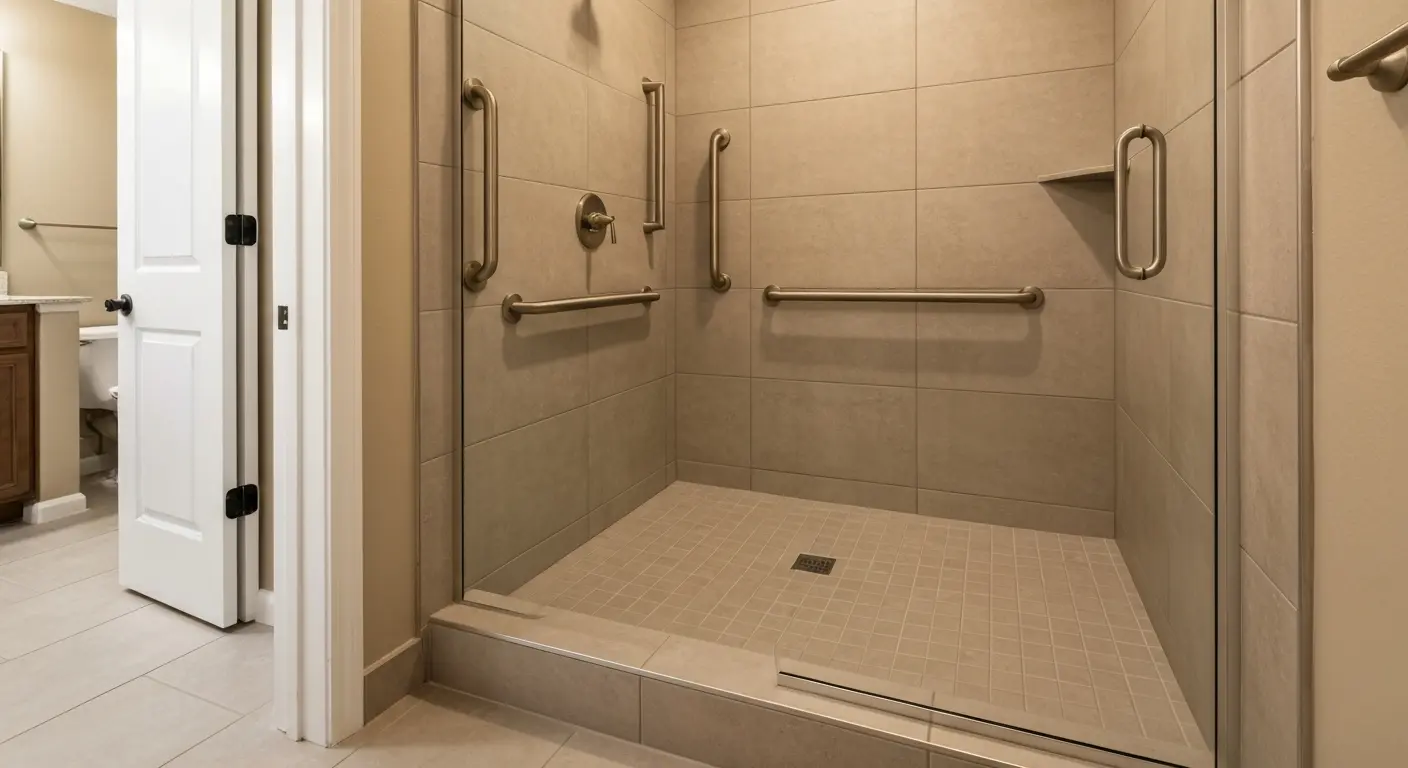 Tub-to-shower conversion
