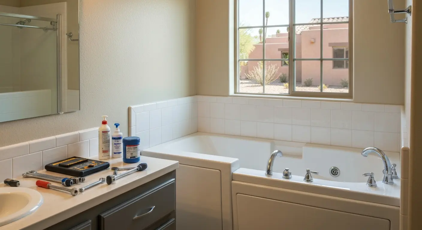 Walk-in tub service and maintenance