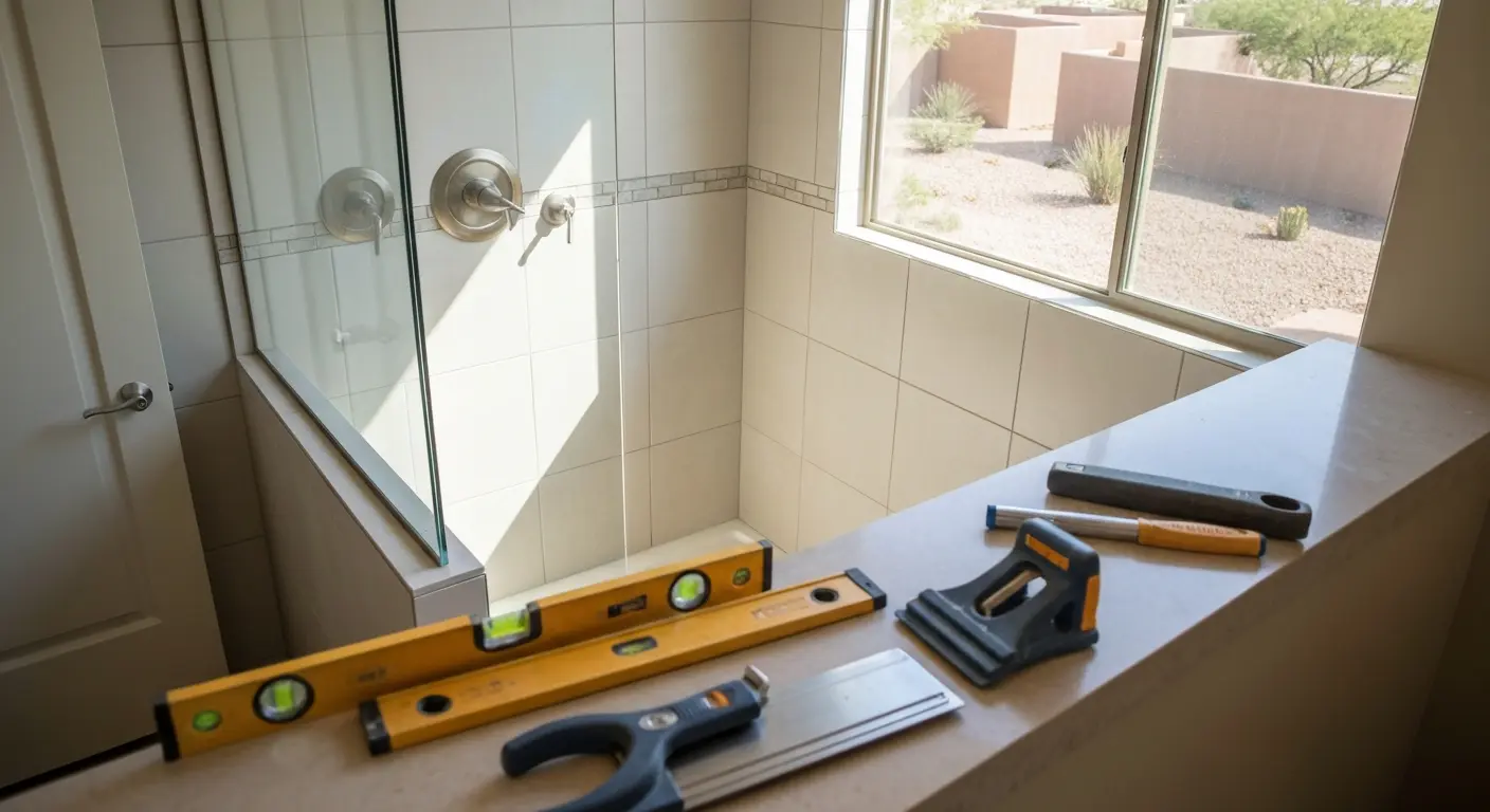 Tub to shower conversion