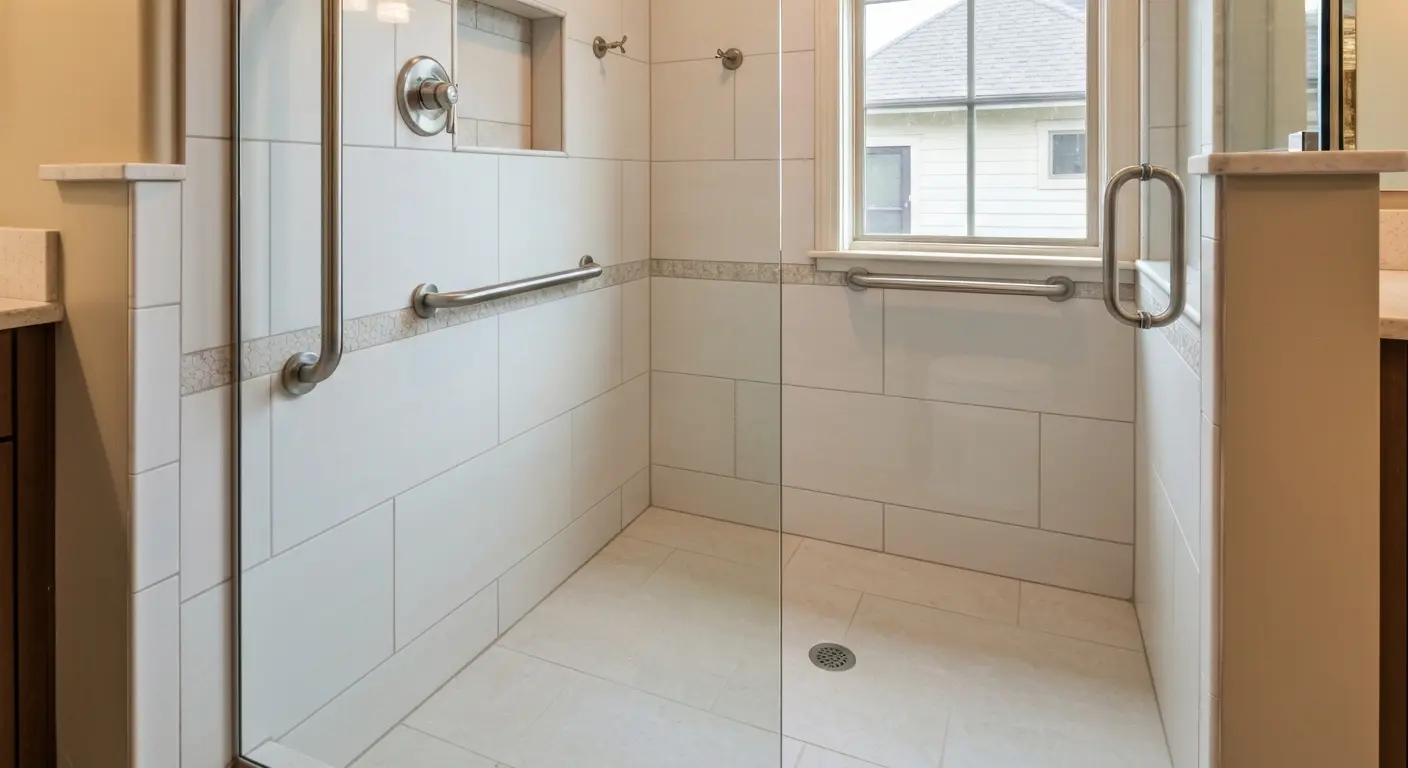 Accessible shower installation