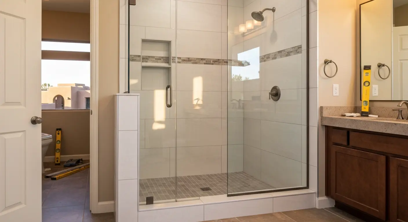 Tub to shower conversion