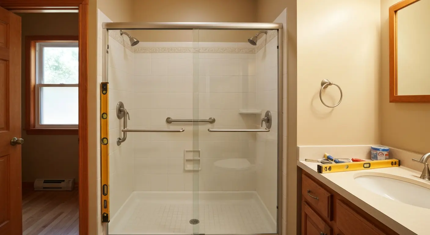 Tub to shower conversion