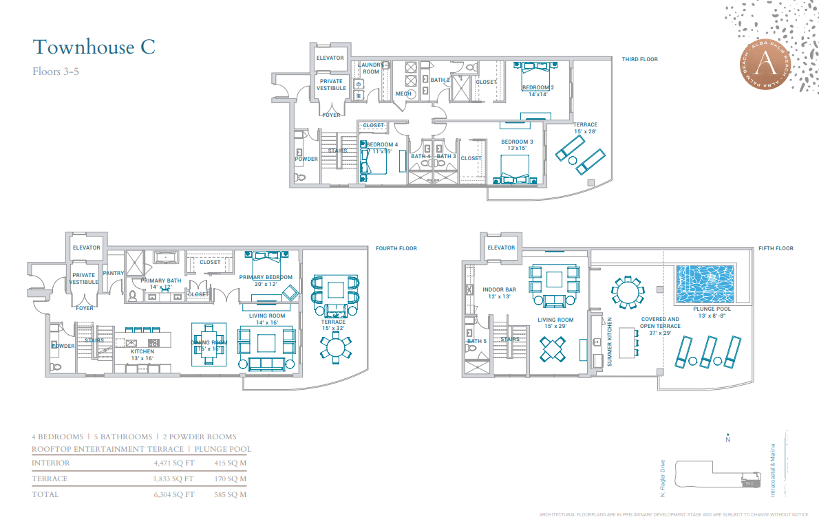 The Ritz - Carlton Residences 2 Floor Plans