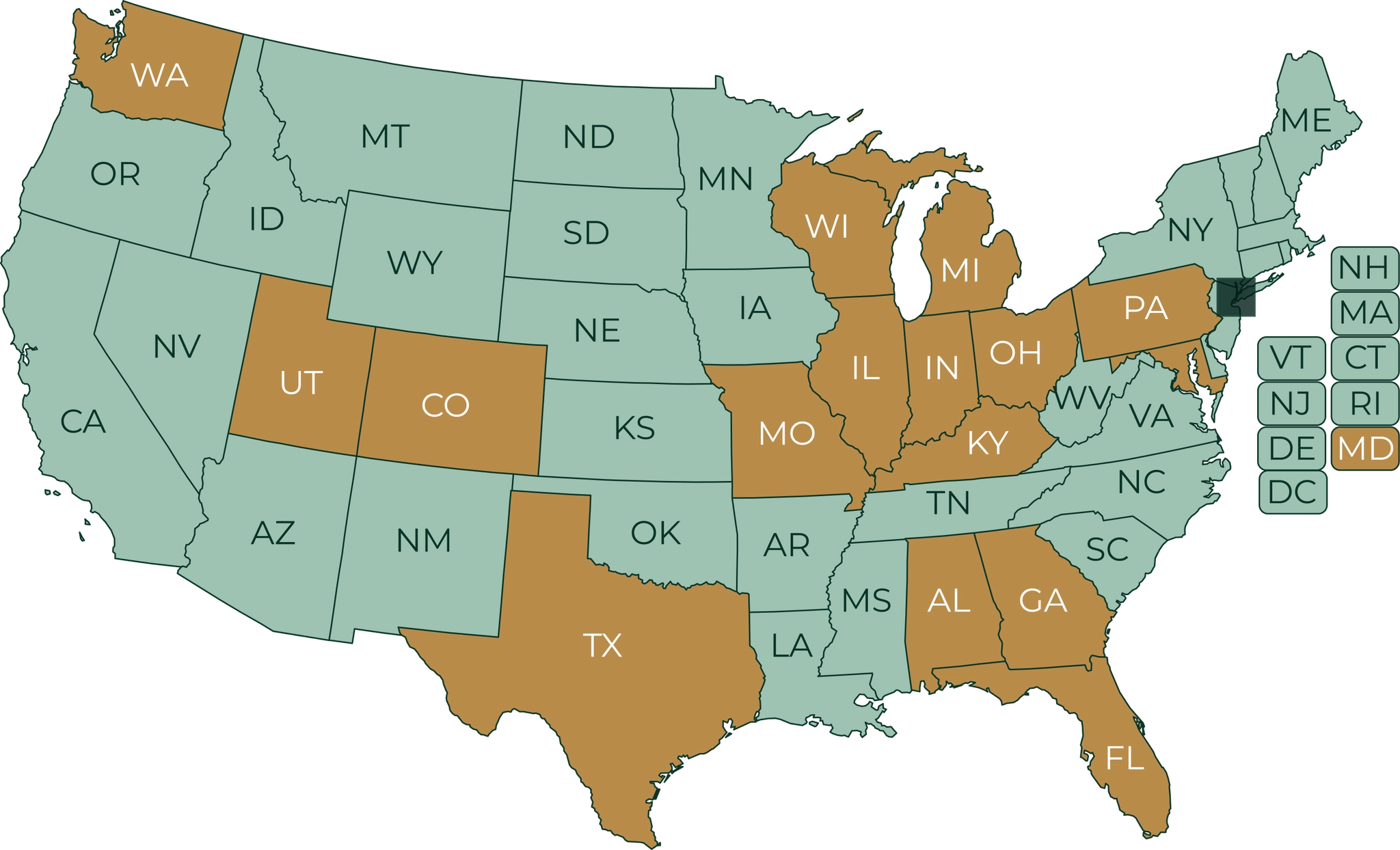 Licensed in Multiple States for Direct Patient Care