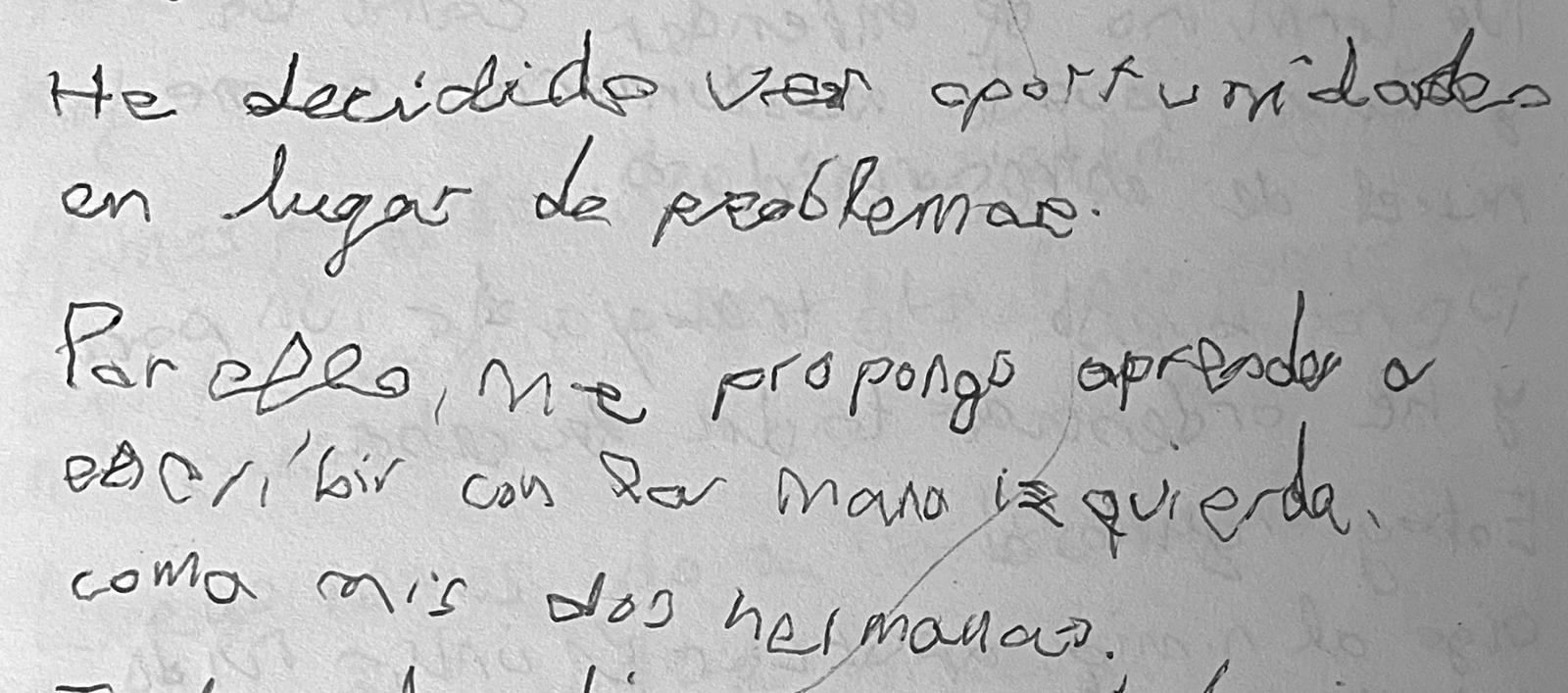 He decidido ver oportunidades en lugar de problemas