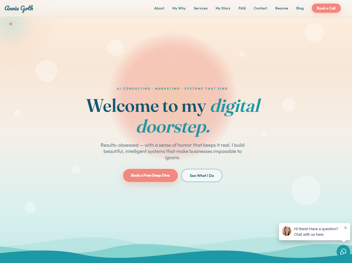 AnnGoth.com personal website