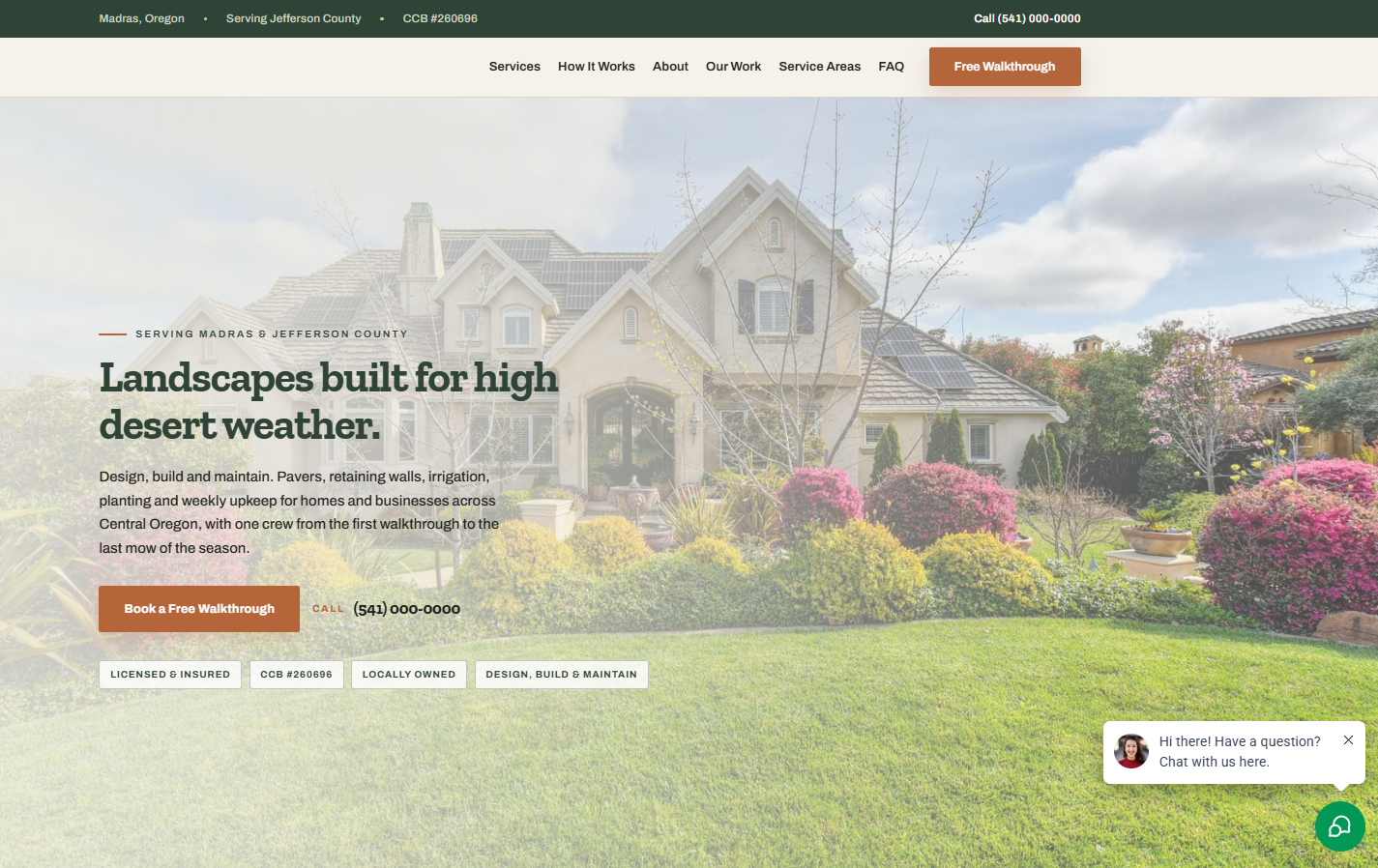 PNW Outdoor Solutions website