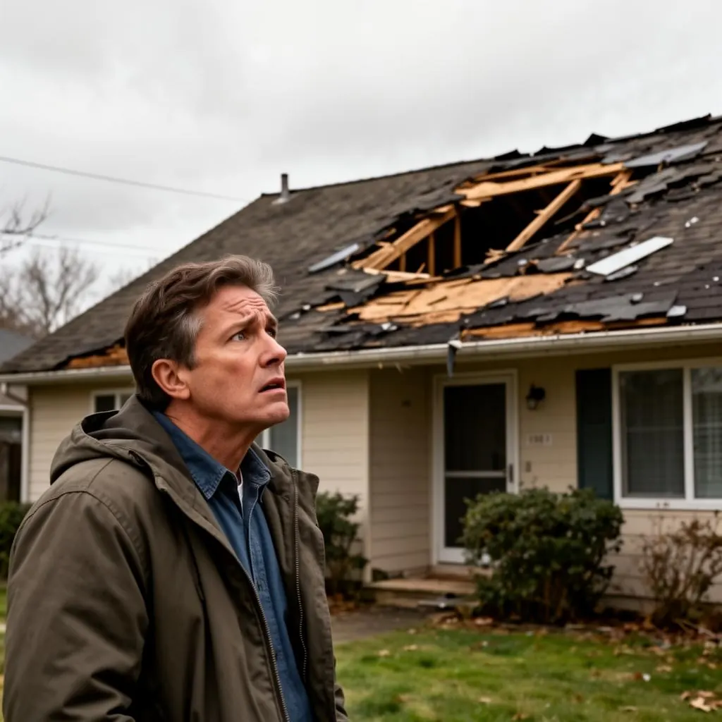 Homeowner trying to reach a roofing contractor