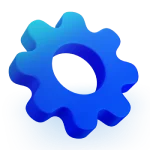 Gear icon representing ongoing business automation and workflow optimization.