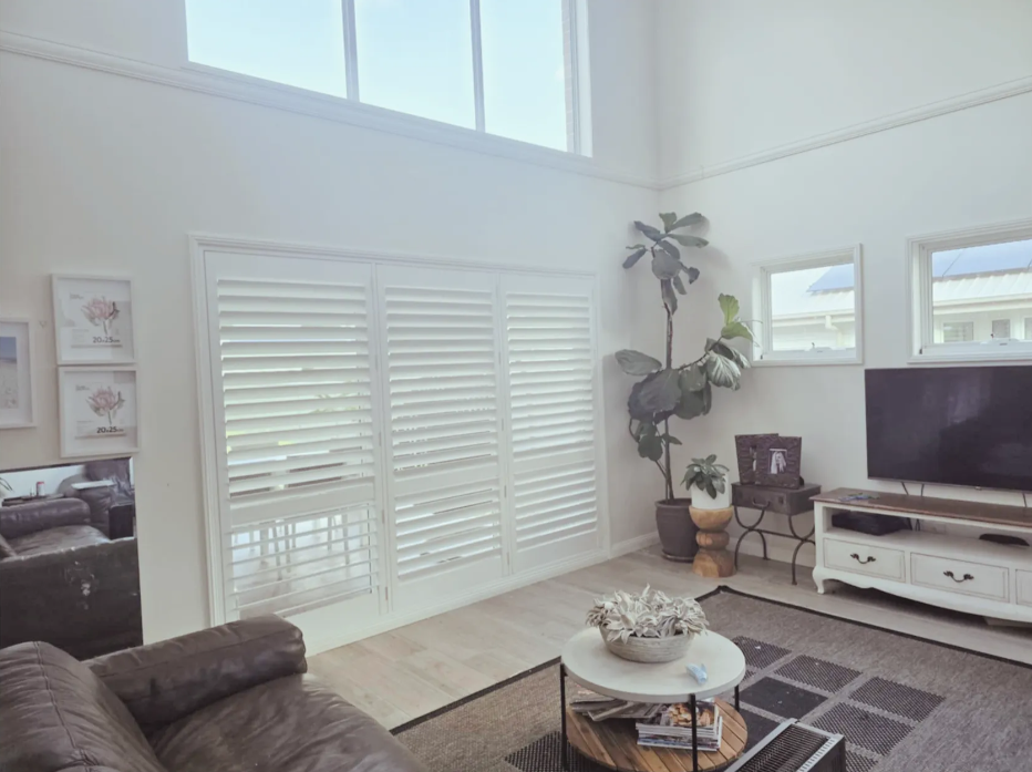 Plantation shutters Newcastle home installation