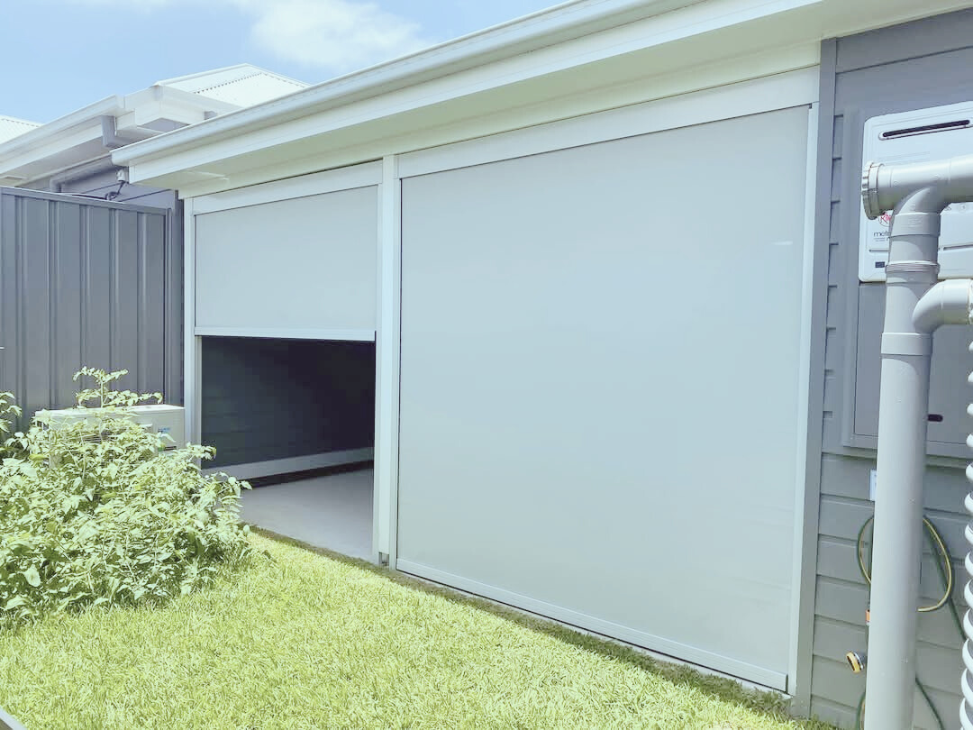 Zip screens on Lake Macquarie outdoor alfresco area