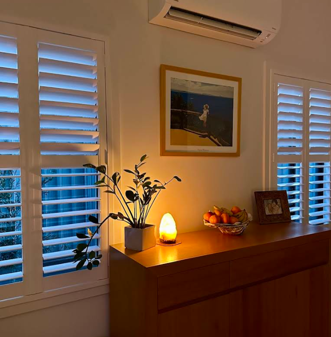 Plantation shutters detail Lake Macquarie