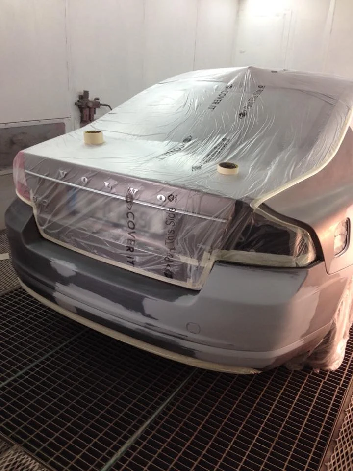 Volvo S80 — Panel reshaping, filling & respray